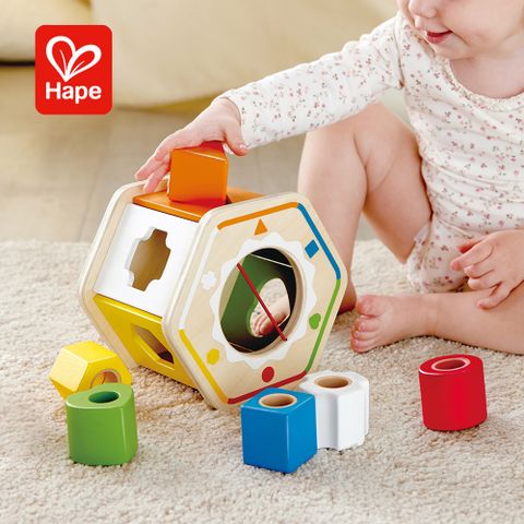 Hape 【德國】多彩分類積木盒