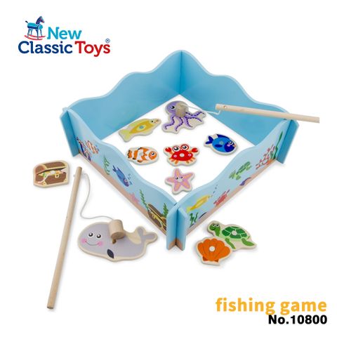 New Classic Toys 【荷蘭】寶寶木製釣魚遊戲-10800