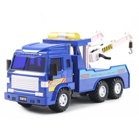 寶盟 baumer 仿真磨輪動力車系列-警察清障車(救援車)