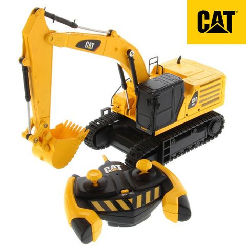 CAT 1/35遙控工程車-挖土機
