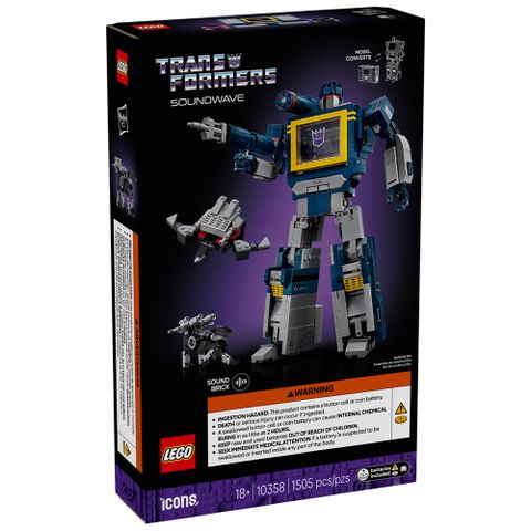 樂高積木LEGO 10358 202510 創意大師系列 - Transformers：音波(變形金剛)
