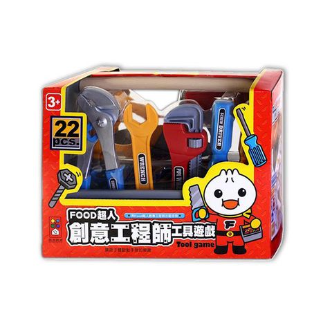 風車圖書 【風車】創意工程師工具遊戲-FOOD超人(22pcs)