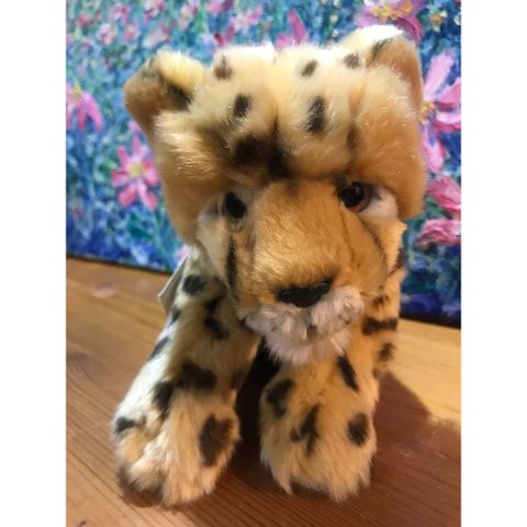 【HERMANN TEDDY德國赫爾曼泰迪熊】泰迪熊玩具玩偶公仔絨毛娃娃泰迪熊德國製快樂威猛小花豹 