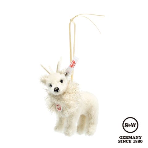 STEIFF德國金耳釦泰迪熊 -Winter Reindeer Ornament(限量版吊飾)