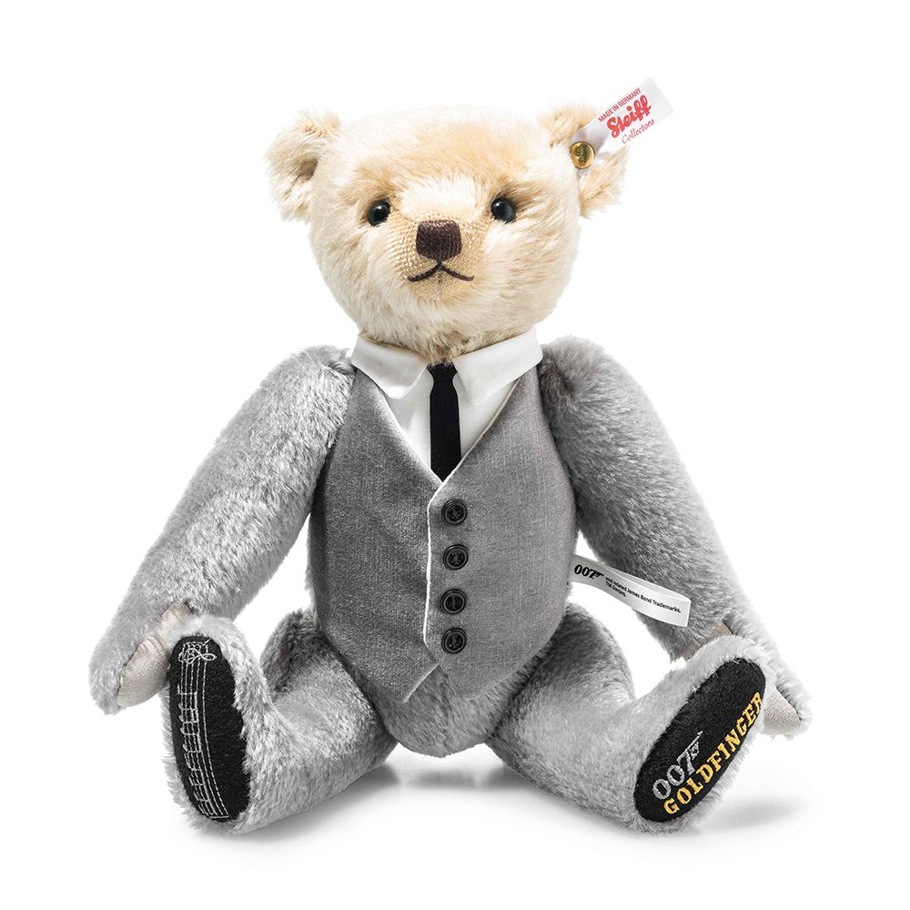 STEIFF 金耳釦泰迪熊 德國 - James Bond Goldfinger Musical Teddy Bear (海外限量版)