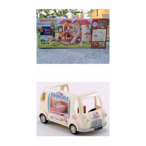 森林物語 特價組合！ 冰淇淋車+EPOCH Sylvanian Family 森林家族 Beechwood Hall 經典小屋