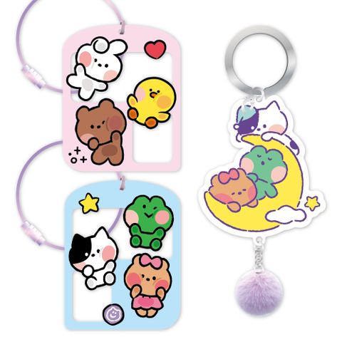 LINE FRIENDS minini拍貼系列造型一卡通 代銷