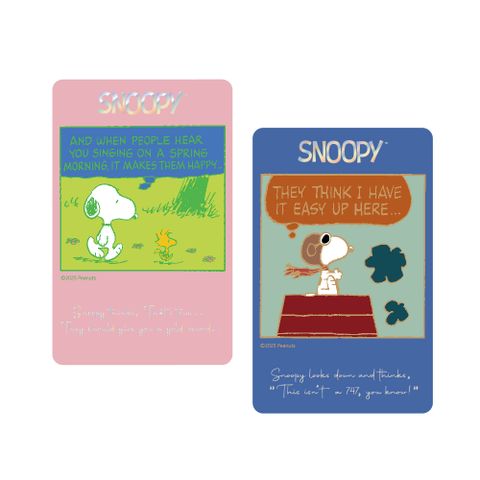 SNOOPY原畫系列一卡通 代銷
