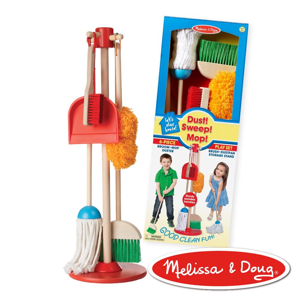 美國瑪莉莎Melissa & Doug 角色扮演- 幼兒掃地清潔工具組- PChome 24h購物