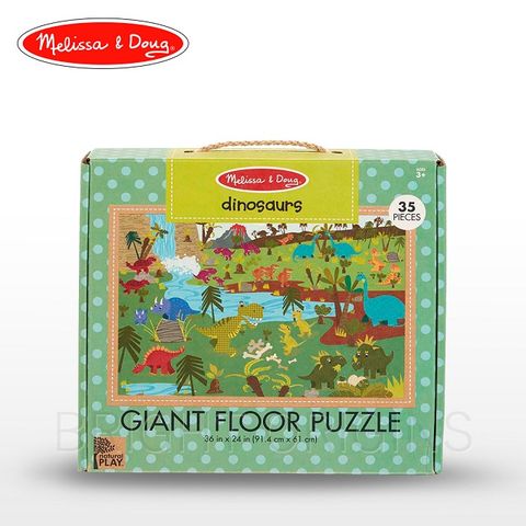 Melissa & Doug 瑪莉莎 Melissa  Doug NP地板拼圖 恐龍世界(3歲)31370