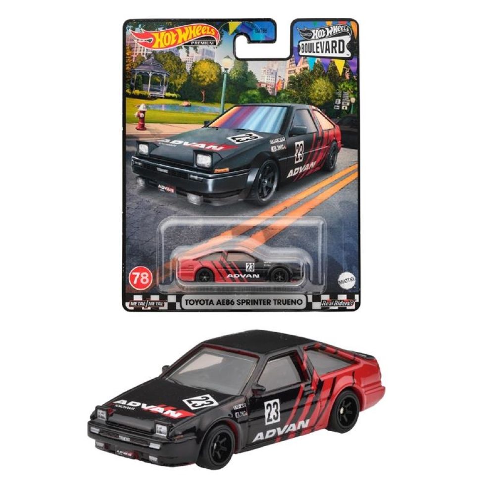 美泰兒MATTEL】風火輪林蔭大道豐田AE86 Sprinter Trueno HKF28