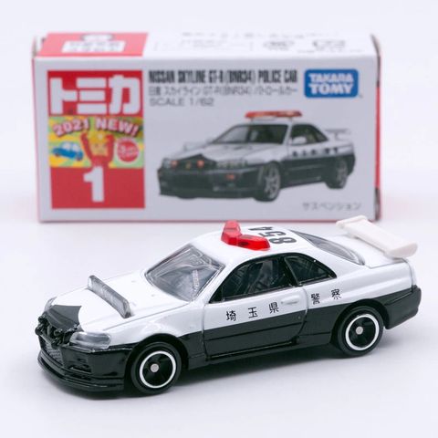 TOMICA NO.1 日產SKYLINE GTR警車 『 玩具超人 』