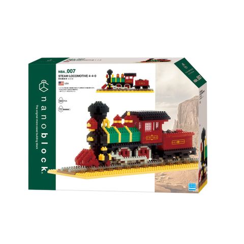 《 Nano Block 迷你積木 》NBA_007 蒸汽火車4-4-0