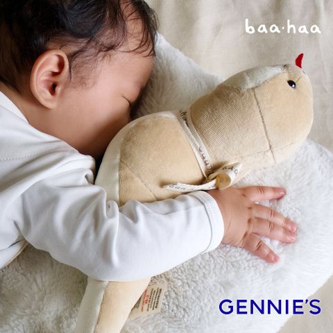 Gennies 奇妮 baa.haa系列-生肖限定安撫玩具(米米蛇)