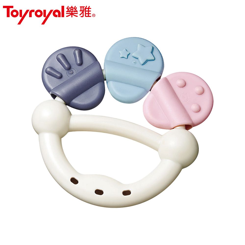 Toyroyal 樂雅 日本北歐風可消毒牙膠搖鈴