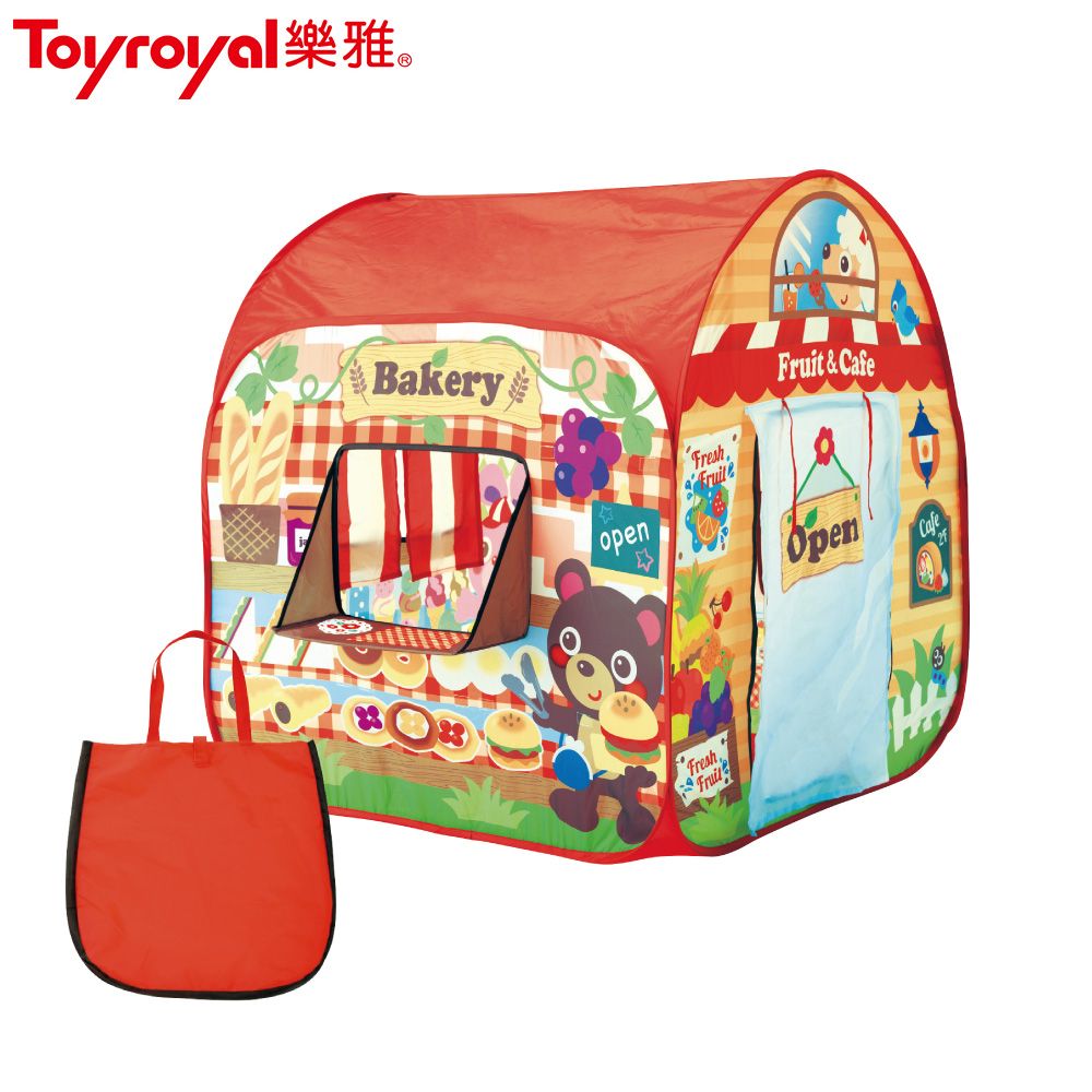 Toyroyal 樂雅 兒童帳篷+手提袋/我的迷你商店屋