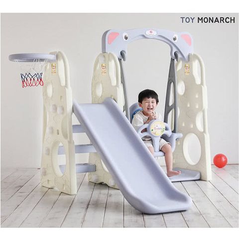 韓國TOY MONARCH 多功能可調式鞦韆溜滑梯 CHD-101