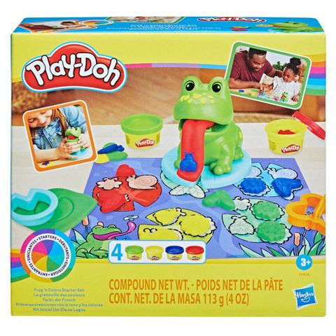 Play-Doh 培樂多 小青蛙彩色睡蓮池黏土啟發遊戲組(F6926)