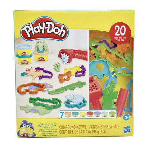 Play-Doh 培樂多 創意小模具黏土遊戲組ANIMALS SET(F7384)