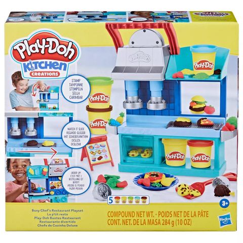 Play-Doh 培樂多 廚房系列 主廚很忙餐廳遊戲組F81075