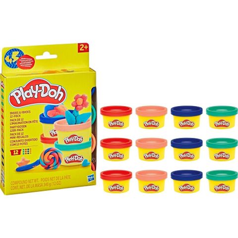 《 Play-Doh 培樂多 》基礎12色迷你黏土分享組 G0519
