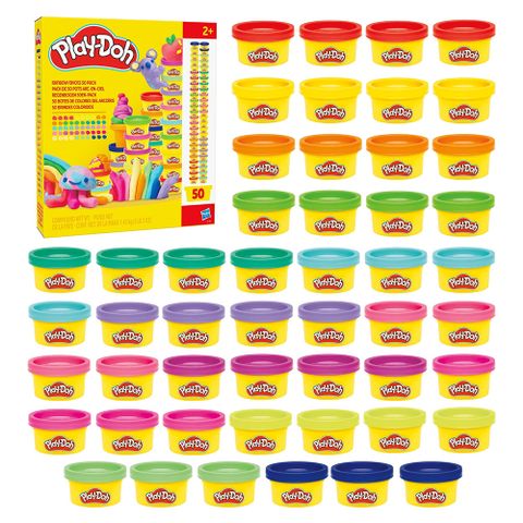 《 Play-Doh 培樂多 》繽紛彩虹50色黏土組 G1761