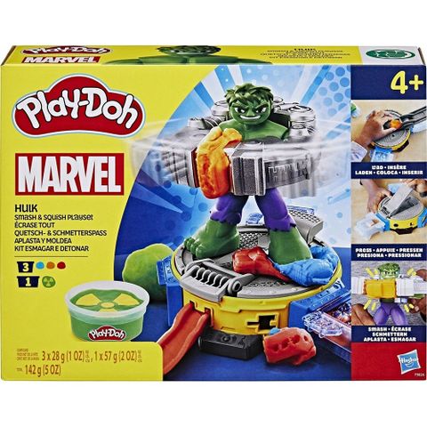 《 Play-Doh 培樂多 》漫威浩克重擊遊戲組 F9826