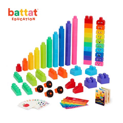 Battat 聊育系列 - 堆彩虹積木村