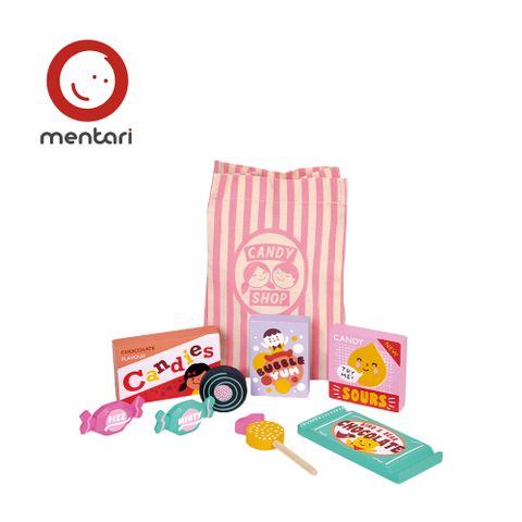 Mentari 美國 木製玩具 繽紛糖果袋