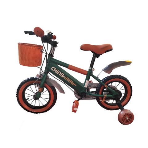 親親CCTOY 12吋日系文青風二代兒童腳踏車 ZS01 綠色