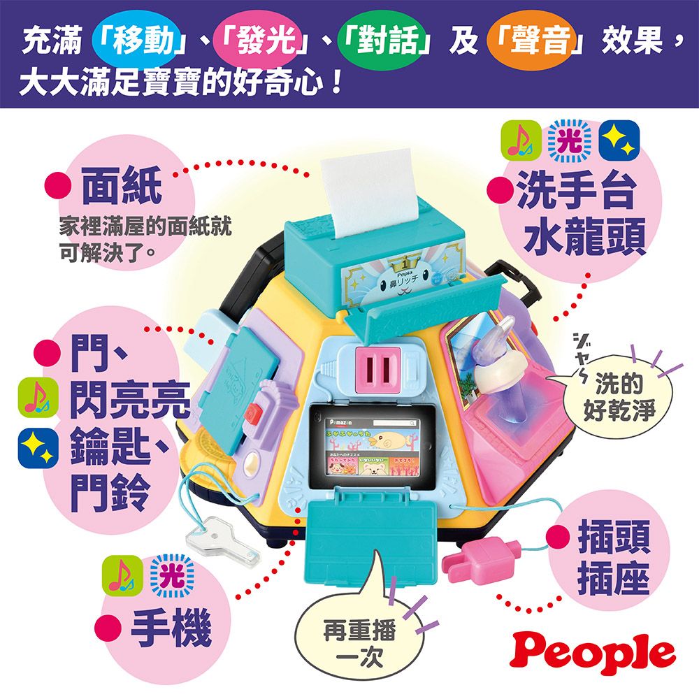 People 超級多功能七面遊戲機(中文&日語版)2023