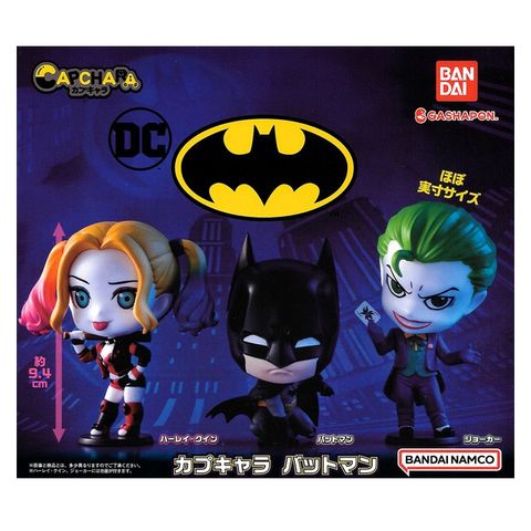 全套3款【日本正版】蝙蝠俠 環保扭蛋 扭蛋 轉蛋 造型扭蛋 環保蛋殼 小丑女 小丑 公仔 - 562252