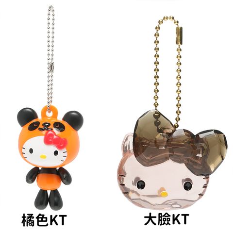 HELLO KITTY凱蒂貓變身熊貓鑰匙圈包包掛飾吊飾 022473/150497【小品館】