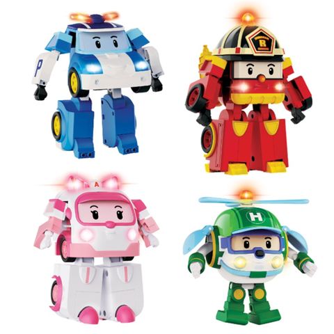 救援小英雄波力-ROI 7吋聲光變形 共4款可選