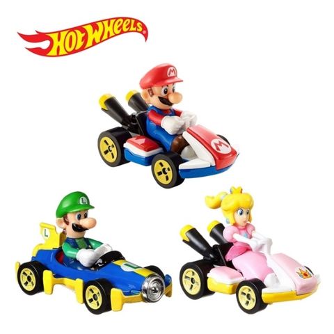 【正版授權】瑪莉歐賽車 風火輪小汽車 玩具車 超級瑪莉 瑪莉歐兄弟 Hot Wheels 714449 714456 714463