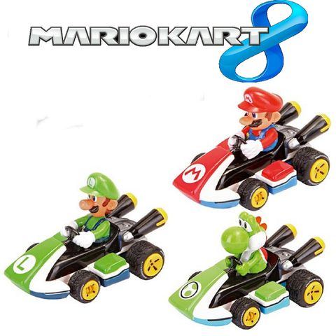 《任天堂》#瑪利歐賽車# 迴力車3入組