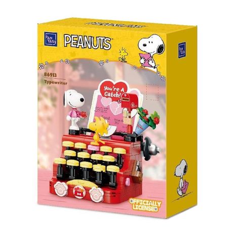 Pantasy 拼奇積木 史奴比 打字機