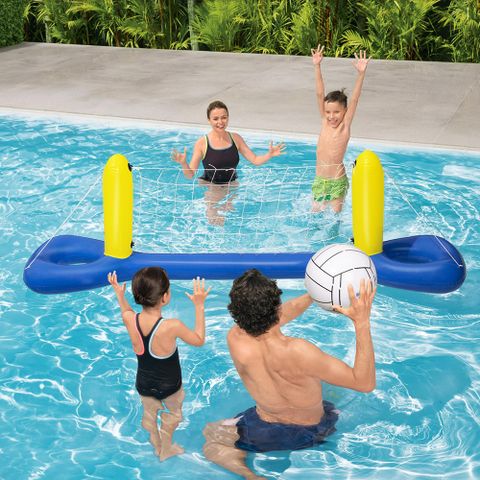 【愛而富L&R】Bestway 水上充氣排球網 水上運動 游泳池