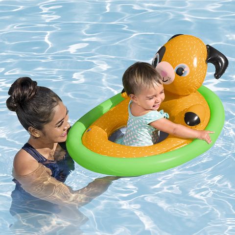 【愛而富L&amp;R】Bestway 動物之王嬰兒座圈 款式隨機 游泳圈 嬰兒泳圈