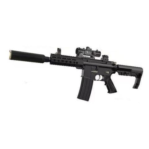 愛而富 M4毒蛇手動連發水彈槍 七彩噴火夜光版G660-4C