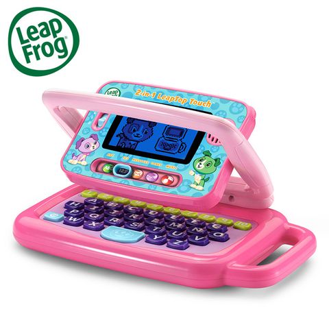 【LeapFrog】跳跳蛙-翻轉小筆電(粉) 歡樂學習快樂成長★原廠優質玩具