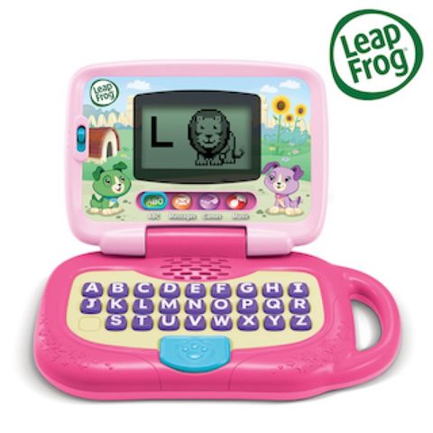 【LeapFrog 跳跳蛙】新版我的小筆電(粉) 歡樂學習快樂成長★原廠優質玩具