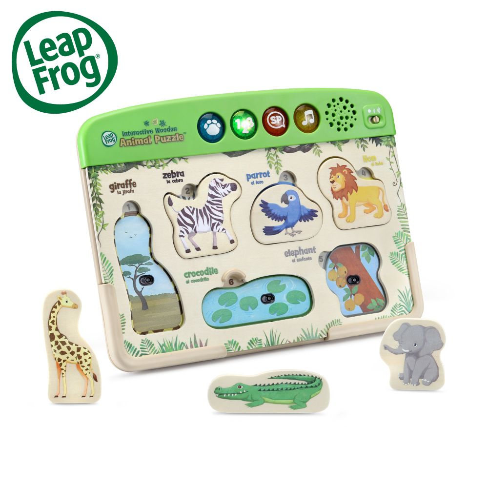 LeapFrog 跳跳蛙 木質動物拼圖