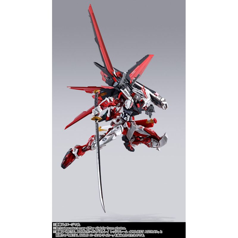 画像はイメージです。Actual product may differ slightly from photos画像はMETAL BUILD ガンダムアストレイレッドフレーム -PROJECT  と別売りのMETAL BUILD エールストライカーを組み合わせたものです。