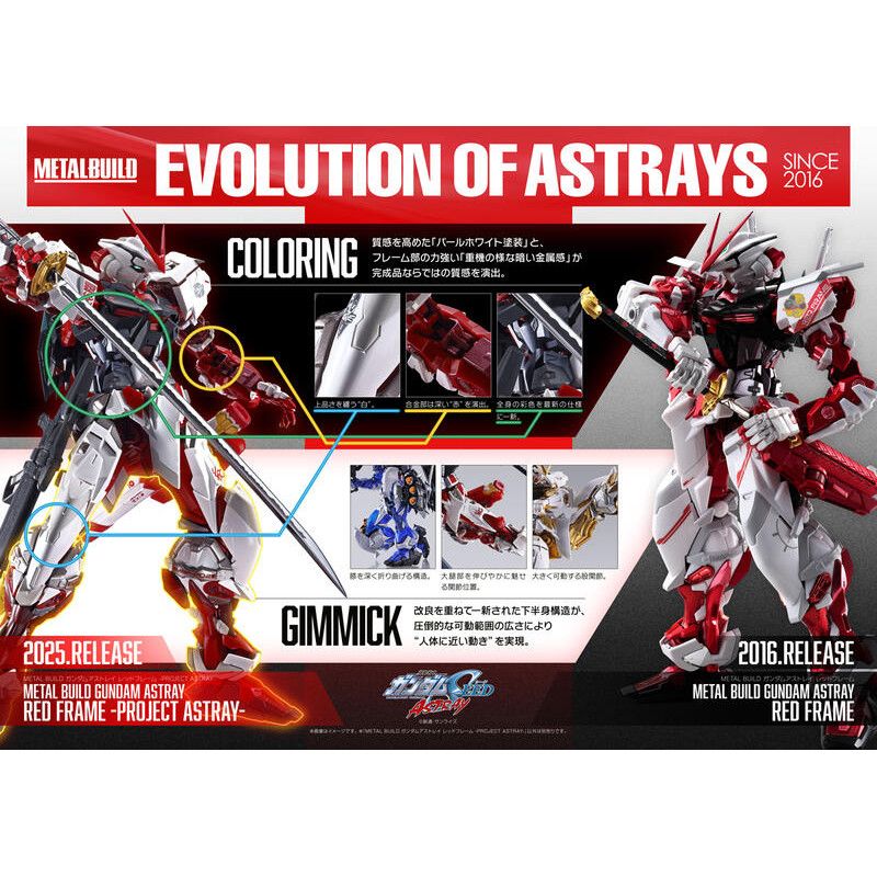 BANDAI NAMCO 萬代南夢宮 魂商店 限定 METAL BUILD MB 紅異端 PROJECT ASTRAY 異端鋼彈 紅色機 機動戰士鋼彈SEED