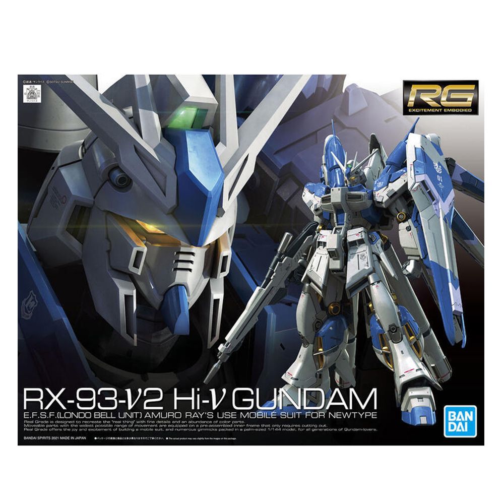 萬代組裝模型RG 1/144 RX-93 ν2 Hi-Nu 鋼彈海牛5061915 - PChome 24h購物