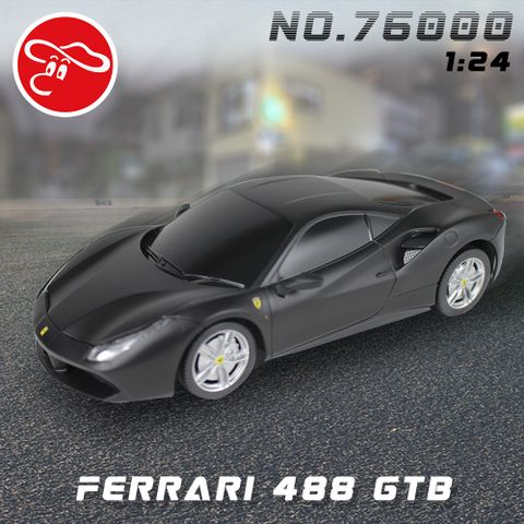 【瑪琍歐玩具】2.4G 1:24 Ferrari 488 GTB 遙控車/76000