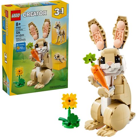 LEGO 樂高 31162 202501 創意大師三合一系列 - 可愛兔子