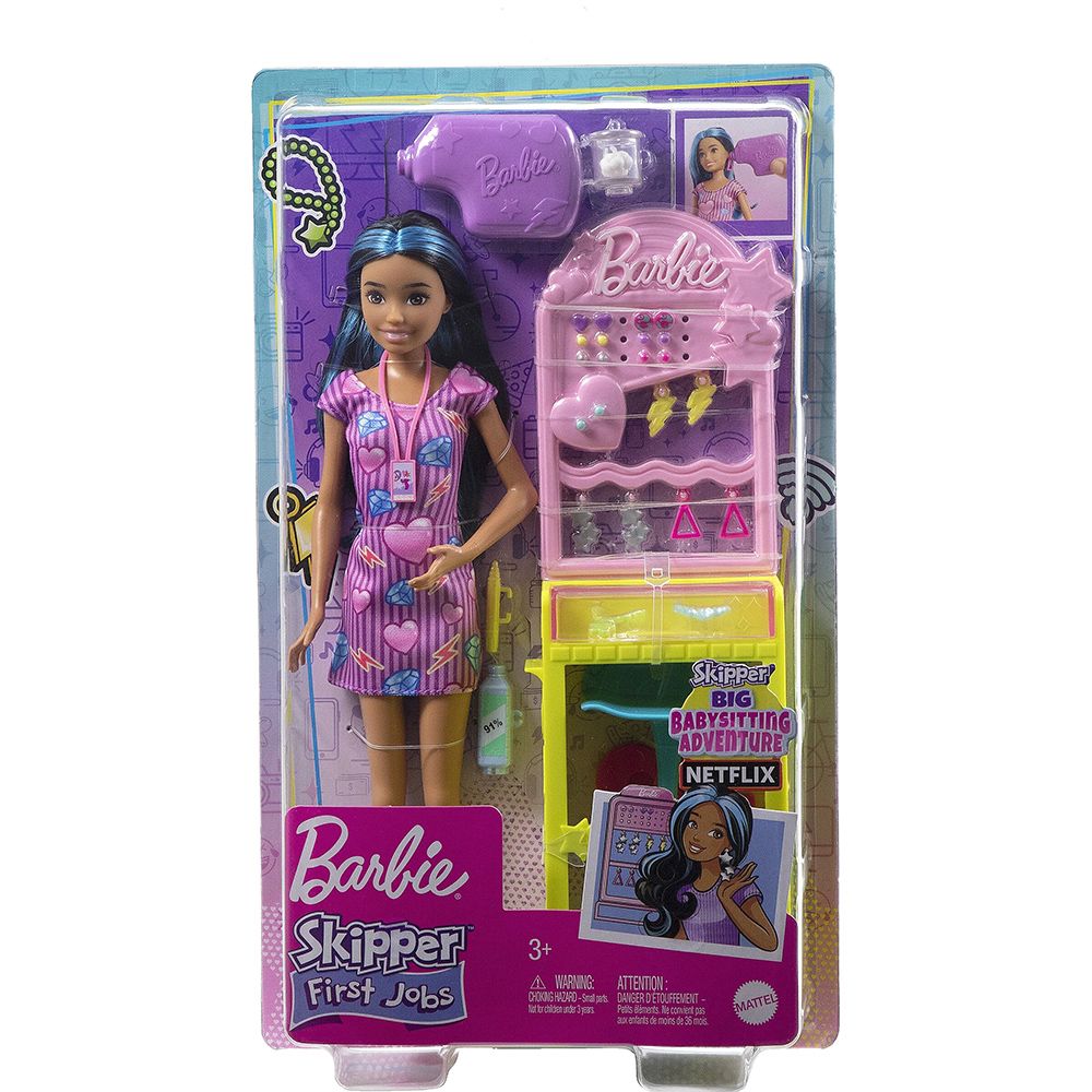 Barbie 芭比 《 MATTEL 》 Skipper 耳洞造型師工作室