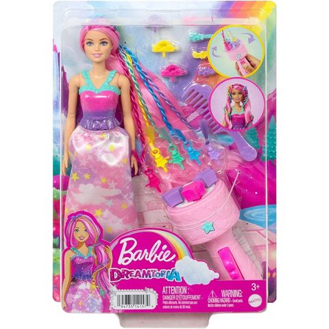 Barbie 芭比 《 MATTEL 》夢托邦轉轉髮型遊戲組